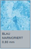 Folienfarbe "BLAU MARMORIERT"